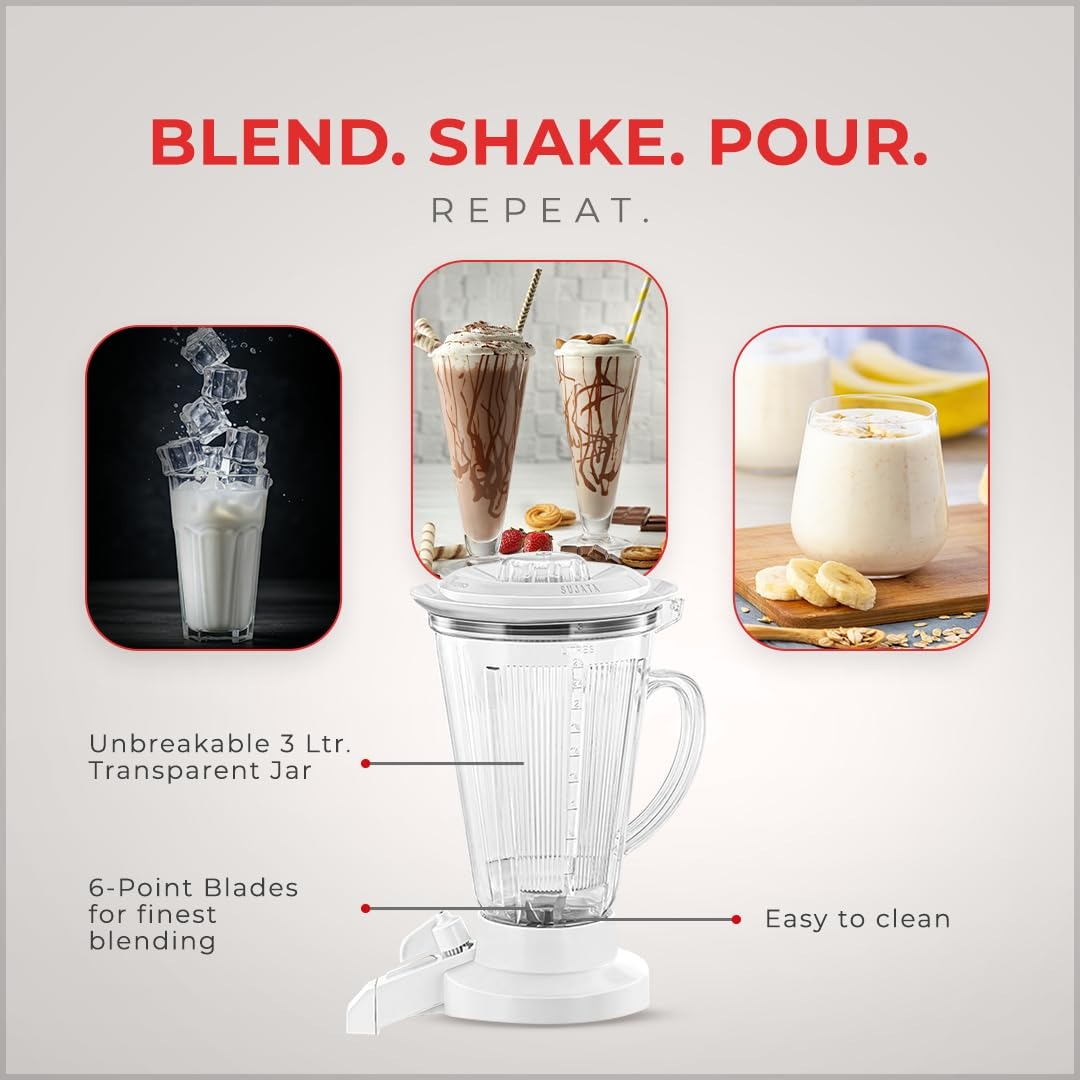 Sujata Megamix 900 Watts Mixer Blender - Image 2