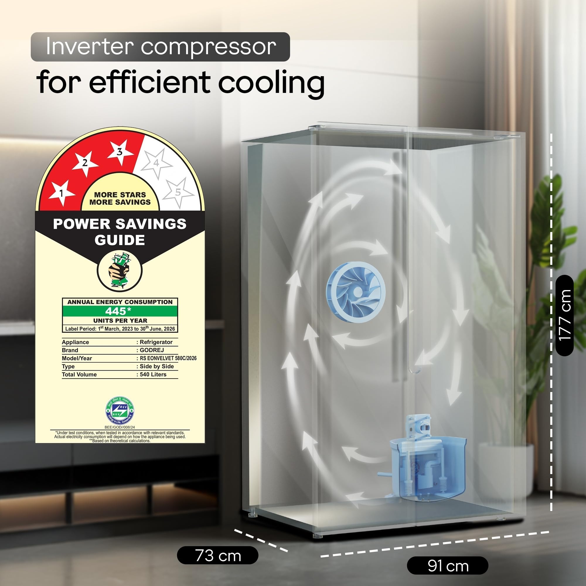 Whirlpool 235 L 3 Star Frost-Double Door Refrigerator - Image 5